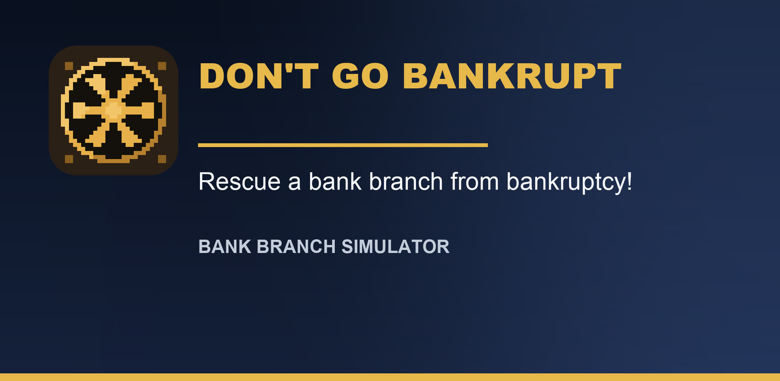 Don't Go Bankrupt key art